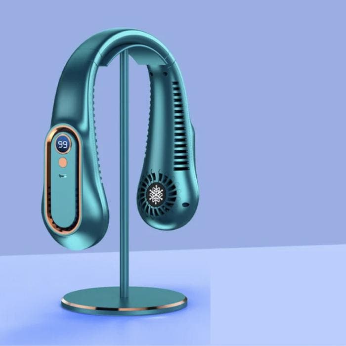 Halsventilator - USB Oplaadbaar - Draagbare Nek Bladloze, Electroménager, Ventilateurs, Envoi