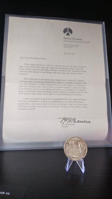 Verenigde Staten. Apollo 11 - 50 Anniversary Medallion