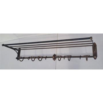 Porte-manteau - Laiton - Porte-manteau en laiton vintage