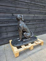 Beeld, XL Dog with Base - 72.5 cm - Gietijzer - 2026