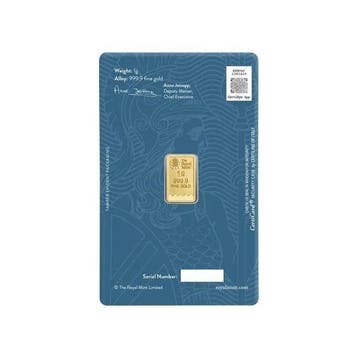 1 gram - Goud .999 - 1 Gram 9999 Britannia Royal Mint Fine