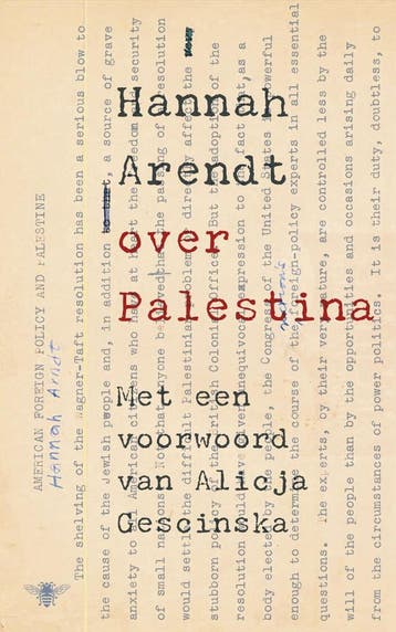 Over Palestina (9789403139791, Hannah Arendt), Boeken, Verzenden, Nieuw