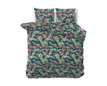 Sleeptime Elegance Summer Vibes 2 Groen - 140X200/220 + 1 x, Nieuw