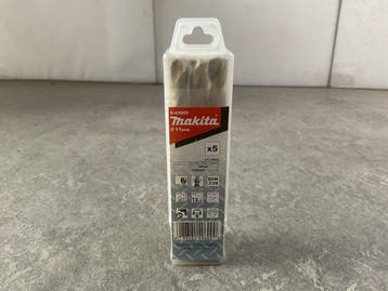 Veiling - 10x Makita metaalboor ø11x142mm 5-pack HSS-TiN, Bricolage & Construction