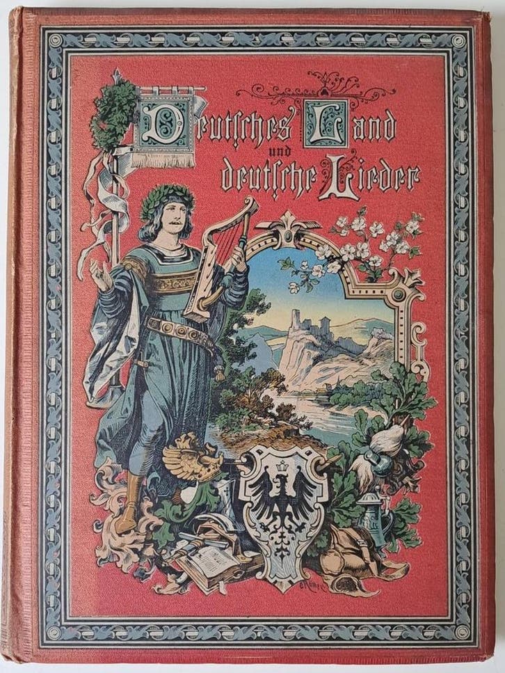 Deutsches Land und Deutsche Lieder (Ca. 1880) Hermine Stilke, Boeken, Overige Boeken, Verzenden