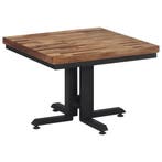 vidaXL Salontafel 55x55x40 cm massief gerecycled teakhout, Verzenden, Nieuw