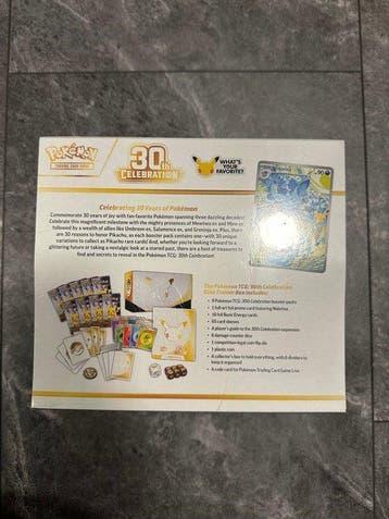 Pokémon - 1 Elite trainer box - Pokémon TCG: 30th, Nieuw