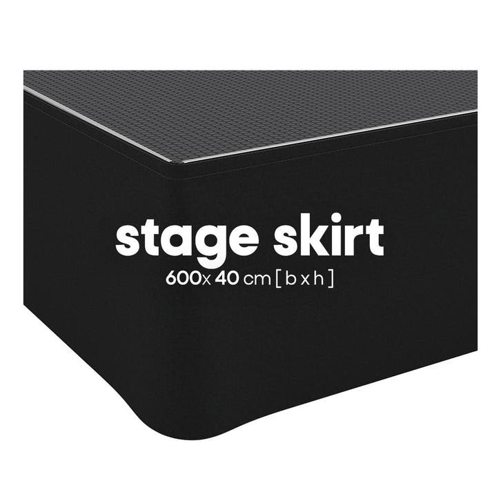 FORTEX Podiumrok strak 6m (b) x 40cm (h) StageMolton 320, Muziek en Instrumenten, Licht en Laser, Verzenden