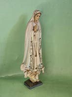 Beeld, Onze-Lieve-Vrouw van Fátima - 33 cm - Gips, Antiek en Kunst