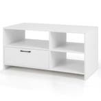 2dekans | Coast TV-Kast Lowboard 104,5 x 51,5 x 52 cm Wit, Ophalen of Verzenden, Nieuw