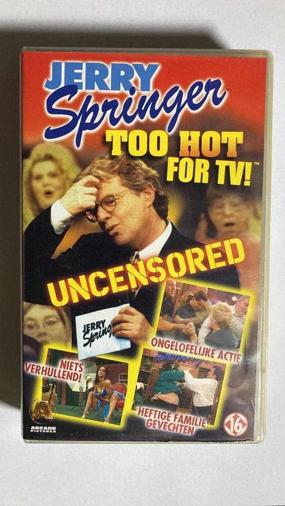 JERRY SPRINGER TOO HOT FOR TV! (VHS), CD & DVD, VHS | Film