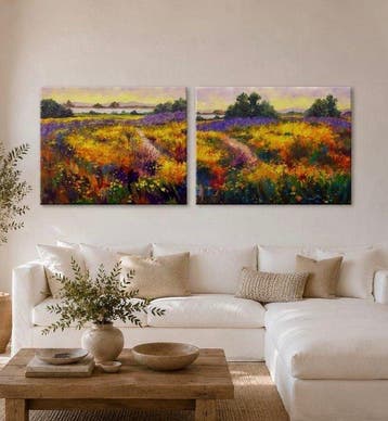 Jarol (XX-XXI) - Pareja de paisajes: El Sendero de Oro en el