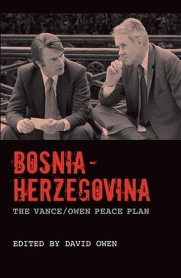 Bosnia-Herzegovina 9781846318245 David Owen, Verzenden, David Owen