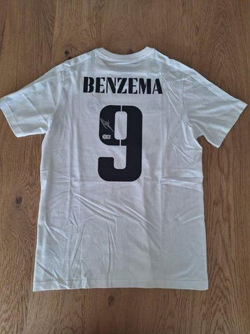 Real Madrid - Hand Signed - Karim Benzema - Voetbalshirt