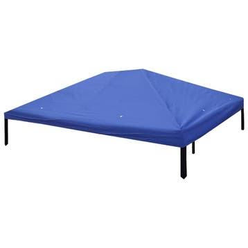 vidaXL Tuinpaviljoenhoes 300 x 400 cm Blauw, Verzenden, Nieuw