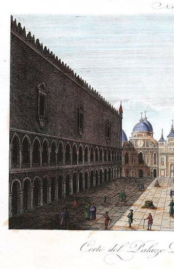 Italie - Venise, Vénétie; Zuccagni Orlandini - Corte del