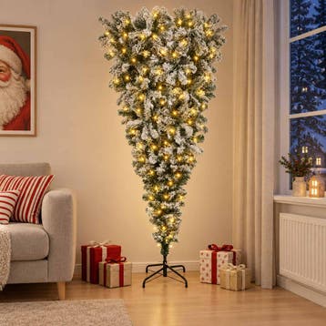 vidaXL Omgekeerde Kunstmatige Scharnier Kerstboom 150 cm 150, Verzenden, Nieuw