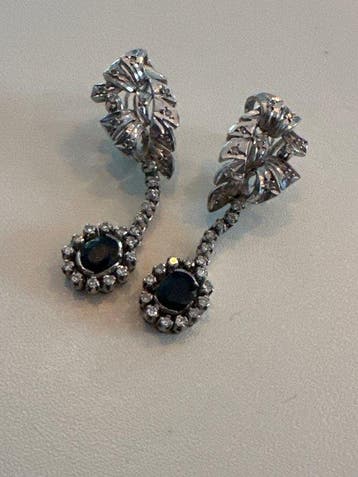 Ensemble de bijoux 2 pièces - 14 carats Or blanc - 3.00ct.