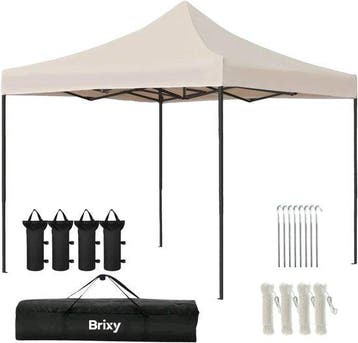 2dekans | Brixy Partytent - Paviljoen - Easy Up - Opvouwbaar, Tuin en Terras, Ophalen of Verzenden, Nieuw