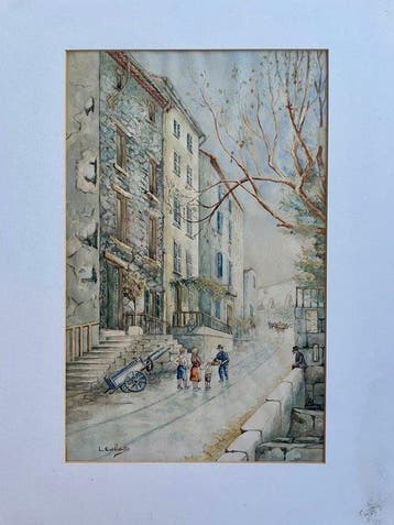 Louis Cabasse (XXe) - Village méridional