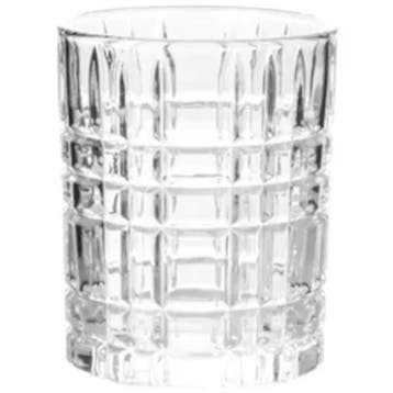 Tumblers | CUBE | Glas | 32cl | 6 Stuks | Ø81x100(h)mm, Verzenden