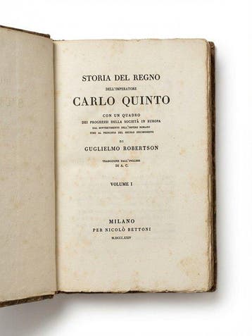 G. Robertson - Storia del Regno dell’Imperatore Carlo Quinto
