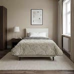 vidaXL Winter Duvet Gekwilt Lichtgrijs 135 x 200 cm, Verzenden