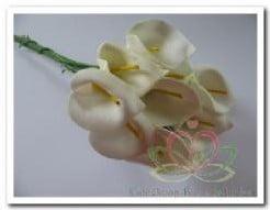 Calla Creme Kunstbloem 3,5x5 cm doosje, Nieuw