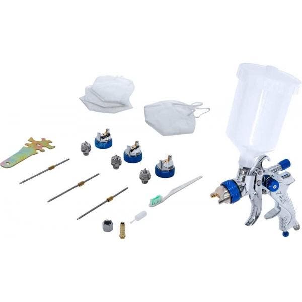 Verfspuit met 3 nozzle sets BGS 70048 (WERKPLAATSINRICHTING), Auto diversen, Autogereedschap, Nieuw, Verzenden