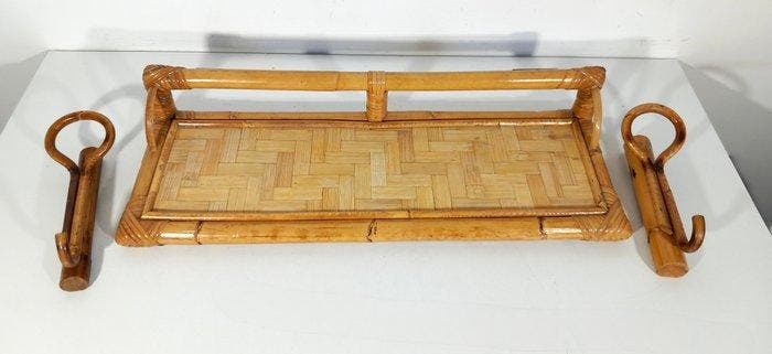 Étagère murale - Étagère décorative avec deux, Antiek en Kunst, Kunst | Designobjecten