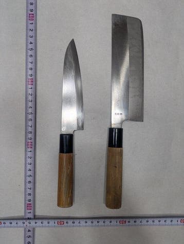 Keukenmes - Staal, Hout - Japan - Traditioneel Japans