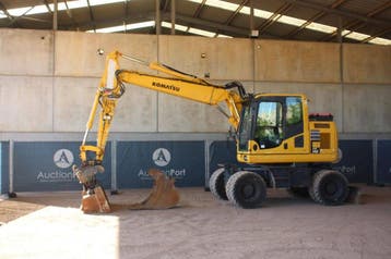 Veiling: Wielgraafmachine Komatsu PW148 Diesel 90kW 2014, Articles professionnels, Ophalen
