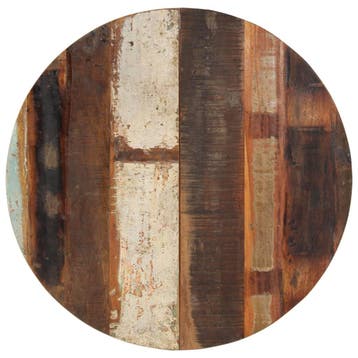 vidaXL Tafelblad rond 15-16 mm 70 cm massief gerecycled hout, Verzenden