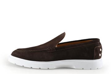 Alberto Bellini Loafers in maat 40 Bruin, Kleding | Heren, Loafers, Bruin, Verzenden, Zo goed als nieuw