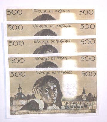 France. - 5 x 500 Francs - 1987 - Pick 156f (Sans prix de