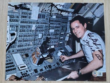 Astronaut - Edward Gibson - Gesigneerde foto met Beckett COA