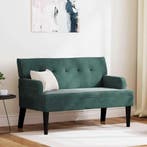 vidaXL Chesterfield Bank Donkergroen 112 x 65,5 x 75 cm, Huis en Inrichting, Verzenden, Nieuw