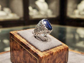Sans prix de réserve - Bague Argent, Saphir naturel - bague