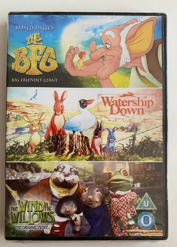 THE BFG / WATERSHIP DOWN / THE WIND IN THE WILLOWS (IMPORT