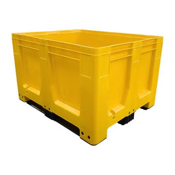 Palletbox MaxiLog 1200x1000x760mm tweede keus 3 sledes-, Ophalen of Verzenden
