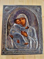 Icône - Mère de Dieu « Tendresse » (Éleusa) - Argent 875 (84