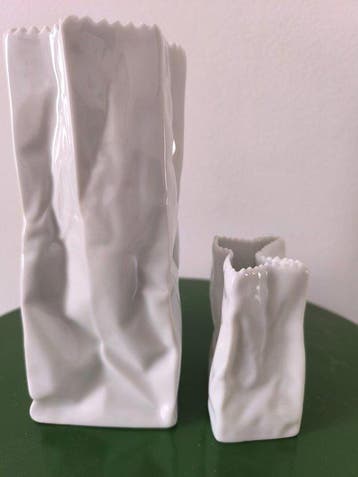 Rosenthal - Tapio Wirkkala - Vaas (2) - Porselein - Paar, Antiek en Kunst