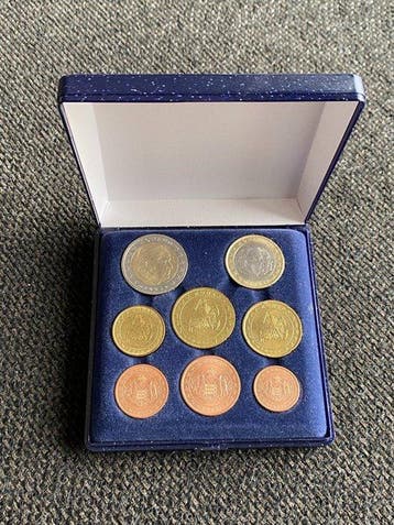 Monaco. Series 1 Cent - 2 Euro 2001 (Sans prix de réserve), Postzegels en Munten