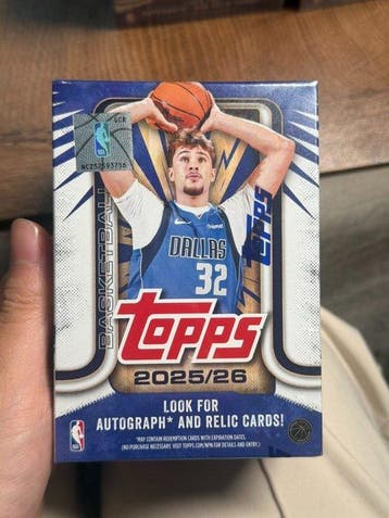 2025/26 Topps Topps, NBA Basketball Stars, Estrellas NBA, Nieuw