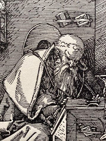 Albrecht Dürer (1471-1528), after - Saint Jerome in his, Antiek en Kunst