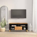 vidaXL Tv-meubel 100x33,5x46 cm massief mangohout bruin en, Verzenden, Nieuw