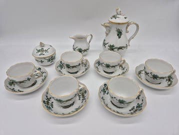 Meissen - Erste Wahl - Koffieservies voor 6 - Porselein -