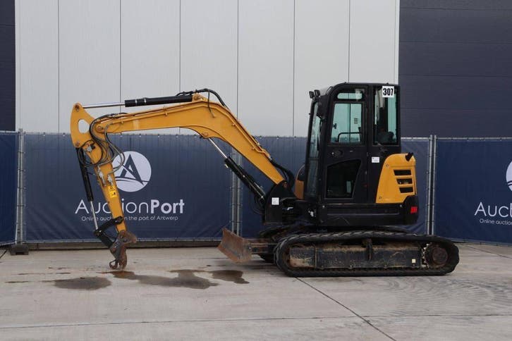 Veiling: Rupsgraafmachine Sany SY50U Diesel 29kW 2020, Zakelijke goederen, Machines en Bouw | Kranen en Graafmachines, Ophalen