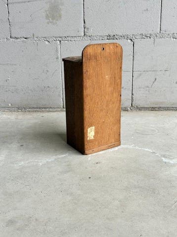 Doos - Hout, Metaal - Japanse wandspaarbox