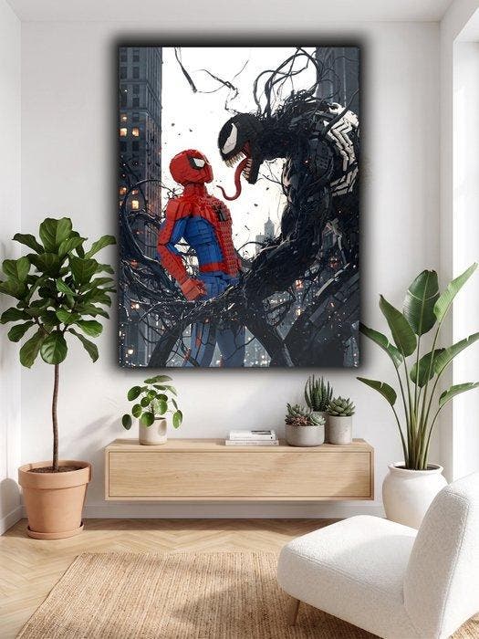 daveY - Spider-Man vs Venom Brick-Art Epic Clash, Enfants & Bébés, Jouets | Duplo & Lego